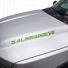 5,4L Custom V8 Motorhauben-Vinylaufkleber für Musclecar F250/350 Expedition_3
