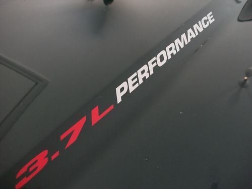 3,7L Leistungs-Motorhauben-Vinylaufkleber für Jeep Liberty 2002-2012