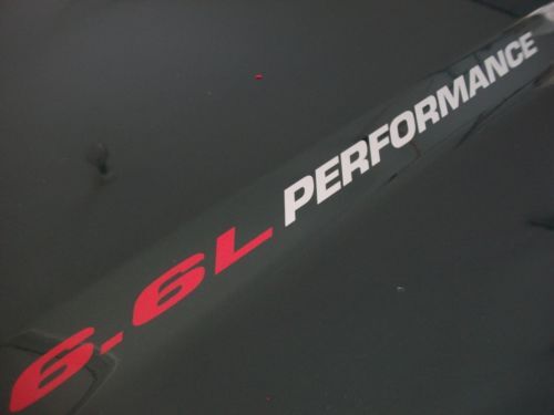 6,6L Performance Motorhauben Vinyl-Aufkleber für Chevy Silverado 2500 3500 HD Duramax