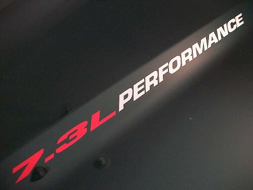 7,3L Performance Motorhauben-Vinylaufkleber für Musclecar F-250/350 Powerstroke Diesel 1998-2003
