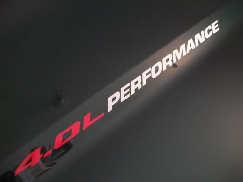 4,0L Performance Motorhauben-Vinylaufkleber für Toyota FJ Cruiser 2007-2012