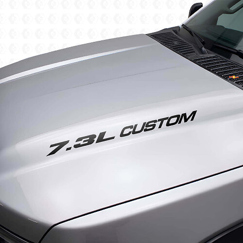 7,3L Custom Hauben-Vinyl-Aufkleberset für Musclecar Truck F250 F350