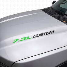 Neuer 7,3L POWERSTROKE Motorhaubenaufkleber, Emblem-Stil, Aufkleber für Musclecar F250 F350 Turbo Diesel
_8
