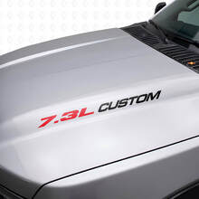 Neuer 7,3L POWERSTROKE Motorhaubenaufkleber, Emblem-Stil, Aufkleber für Musclecar F250 F350 Turbo Diesel
_9