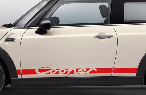 Mini Cooper S F56 2014-2016 - Seitenstreifengrafik Porsche Carrera RS style-1