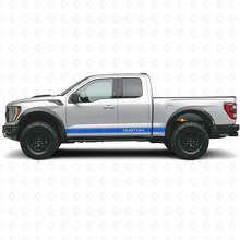 Kundenspezifisches Vinyl-Set mit Seitenumriss-Streifen Aufklebern für Musclecar Truck_2
