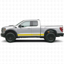 Kundenspezifisches Vinyl-Set mit Seitenumriss-Streifen Aufklebern für Musclecar Truck_5