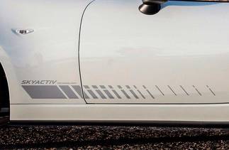 Mazda MX5 Miata Türverkleidung Seitenstreifen Grafikaufkleber Skyactiv 1