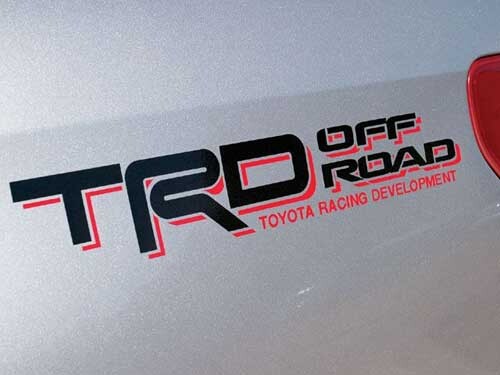 TRD Offroad-Stil Kotflügel Vinylaufkleber für Toyota Tacoma Tundra