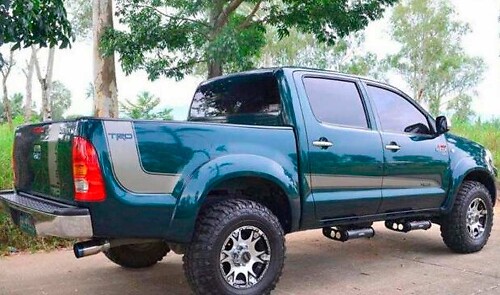 TRD Umriss Seitenstreifen Vinyl-Aufkleber-Set für Toyota Hilux