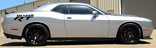 Shaker R/T Seiten Vinyl-Aufklebersatz für Dodge Challenger