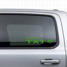 Angetrieben von benutzerdefiniertem Fenster-Vinylaufkleber für Dodge Ram_3