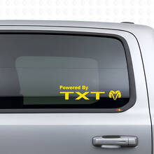 Angetrieben von benutzerdefiniertem Fenster-Vinylaufkleber für Dodge Ram_5