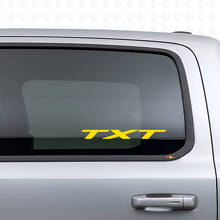 Maßgeschneiderter Text Seitenfenster Vinyl-Aufkleber für Dodge Ram_5