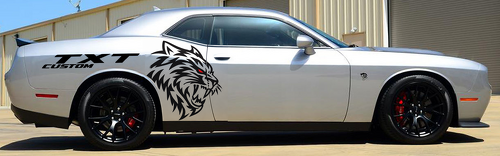 Größter kompletter Tribal-Aufkleber Decal-Grafiken Vinyl für Dodge CHALLENGER 2382