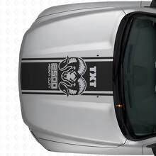 Hemi Stil Heckseiten- & Motorhaubenstreifen Vinyl-Aufkleber Set für Dodge Ram 1500 2500_5