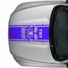 Hemi Stil Heckseiten- & Motorhaubenstreifen Vinyl-Aufkleber Set für Dodge Ram 1500 2500_6