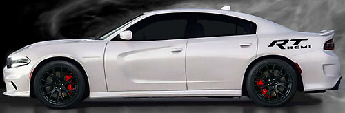 RT Hemi Seitenwand Vinylaufkleber für Dodge Charger