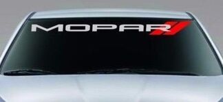 MOPAR DODGE HEMI Fahrzeug-Windschutzscheiben-Aufkleber, Logo, Vinyl-Aufkleber, Grafiken, Buchstaben
