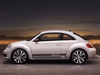Volkswagen Beetle 2012-2016 Turbo Rocker Stripe Graphics Decals