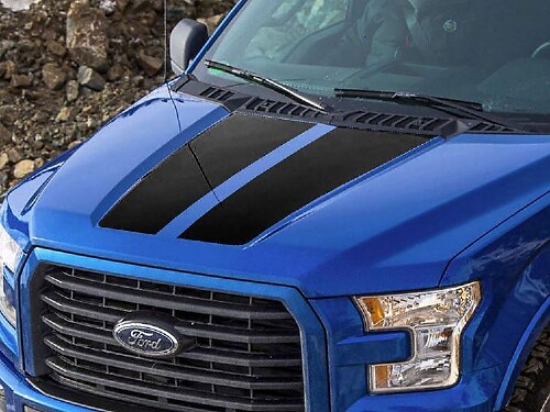Ford F-150 2015-2016 F150 Motorhauben-Grafikstreifen-Aufkleber 4
