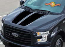 Ford F-150 2015-2016 F150 Hood Graphics Stripe Decal Aufkleber 4 2