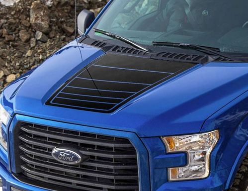 Ford F-150 2015-2016 F150 Motorhaubengrafik Seitenstreifen Aufkleber Aufkleber 3