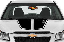 Chevrolet Chevy Cruze – Rally Racing Stripe Motorhaubenaufkleber Grafik-Aufkleber-Kit 2
