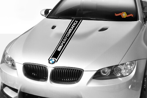 M Performance Streifen Motorhaubenaufkleber für BMW 3er Reihe E90/E91/E92/E93 2005-2013