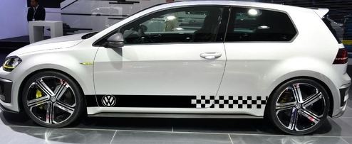 Aufkleber -Streifen -Streifen -Kit für Volkswagen Golf MK4 MK5 MK6 MK7 GTI R32 Absenkung 2