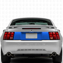 Schwarze Heckklappenverkleidungs-Vinylaufkleber für Musclecar Musclecarmodel 1999-04_2