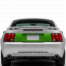 Schwarze Heckklappenverkleidungs-Vinylaufkleber für Musclecar Musclecarmodel 1999-04_3