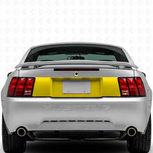 Schwarze Heckklappenverkleidungs-Vinylaufkleber für Musclecar Musclecarmodel 1999-04_5