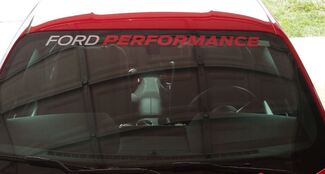 Mustang Ford Performance Windschutzscheiben-Banner-Aufkleber, Vinyl-Grafik, lizenzierter Aufkleber