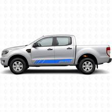 Racing Custom Side Stripes Vinyl-Aufkleber-Set für Musclecar Ranger T6_2