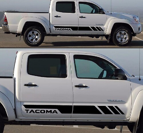 Akzentstreifen Seiten Vinyl-Aufkleber für Toyota Tacoma 2014-2017