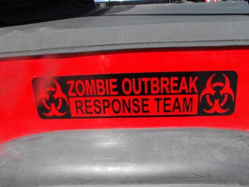 Jeep Rubicon Wrangler Zombie Outbreak Response Team Wrangler Aufkleber Nr. 10