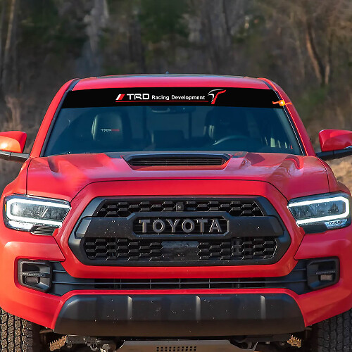 TRD-Style Racing Development Windshield Banner-Aufkleber für Toyota