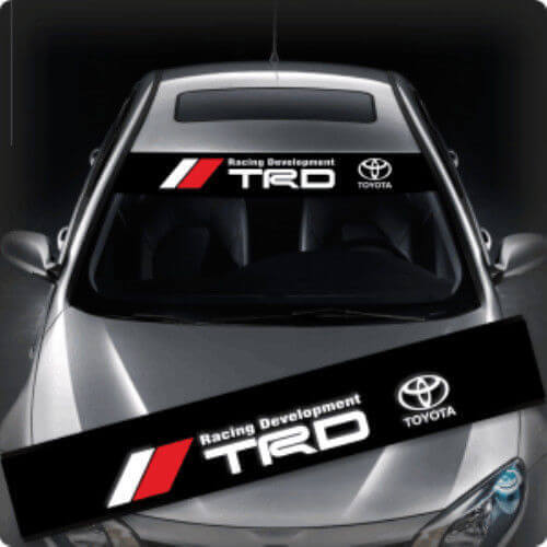 TRD Toyota Racing HKS Dakar GT Ralliart Windows – Windschutzscheiben-Autoaufkleber_1