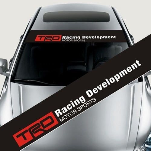 TRD-Stil Frontscheiben-Banner Vinylaufkleber für Toyota