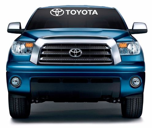 Vinyl-Aufkleber für die Windschutzscheibe mit Toyota-Logo