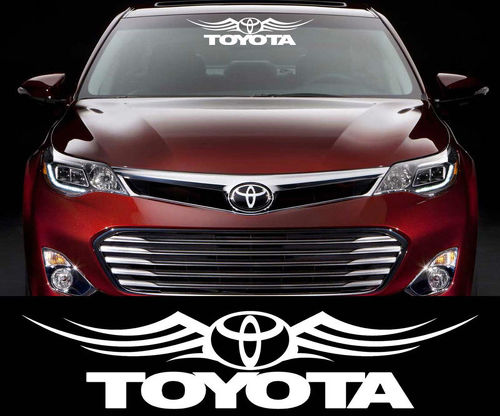 Toyota Racing Aufkleber Aufkleber Autofenster Windschutzscheibe Autos und Motorräder