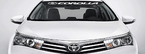 Corolla Windschutzscheiben-Banner Vinylaufkleber für Toyota Corolla