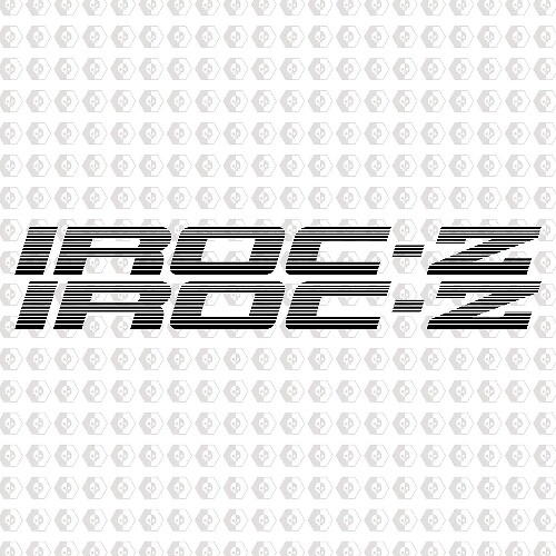 IROC-Z Türseiten-Vinylaufkleber Set für Chevrolet Camaro