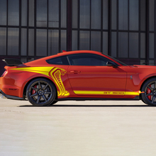 Seitenhintere Grafikstreifen Aufkleber für Ford Mustang Cobra
 2
