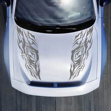 Hood Dual Trible Decal Sticker für Dodge Charger Electric
 2