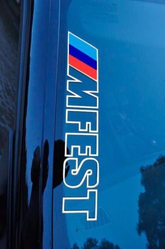 MFest Universeller Vinyl-Aufkleber für BMW M3
