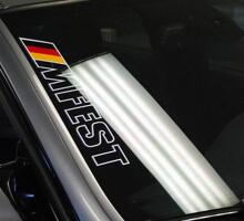 Bimmerfest MFEST Bimmer Fest Vinyl Aufkleber Aufkleber passend für E92 E36 E46 F10 F30 M3 M4 Competition BMW
 4