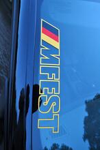 Bimmerfest MFEST Bimmer Fest Vinyl Aufkleber Aufkleber passend für E92 E36 E46 F10 F30 M3 M4 Competition BMW
 5