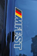 Bimmerfest MFEST Bimmer Fest Vinyl Aufkleber Aufkleber passend für E92 E36 E46 F10 F30 M3 M4 Competition BMW
 6